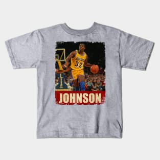 Magic Johnson - NEW RETRO STYLE Kids T-Shirt